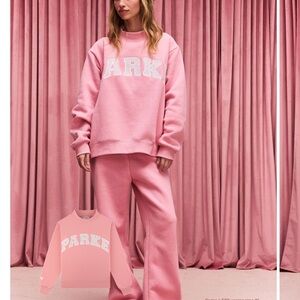 PARKE valentines blush mockneck